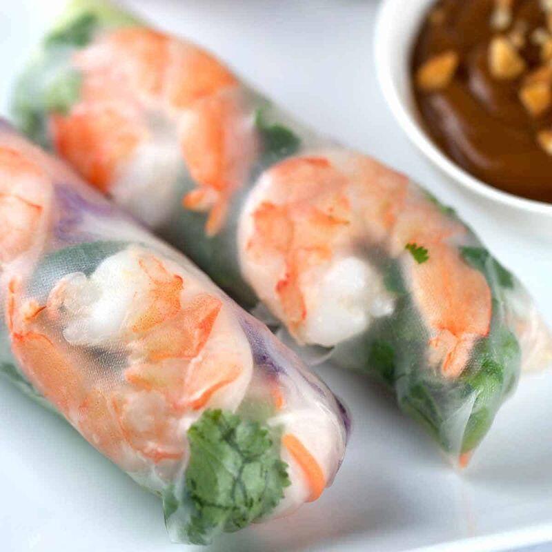 A2 Shrimp & Pork Spring Rolls