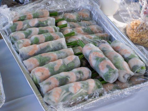 Fresh Shrimp & Pork Spring Rolls