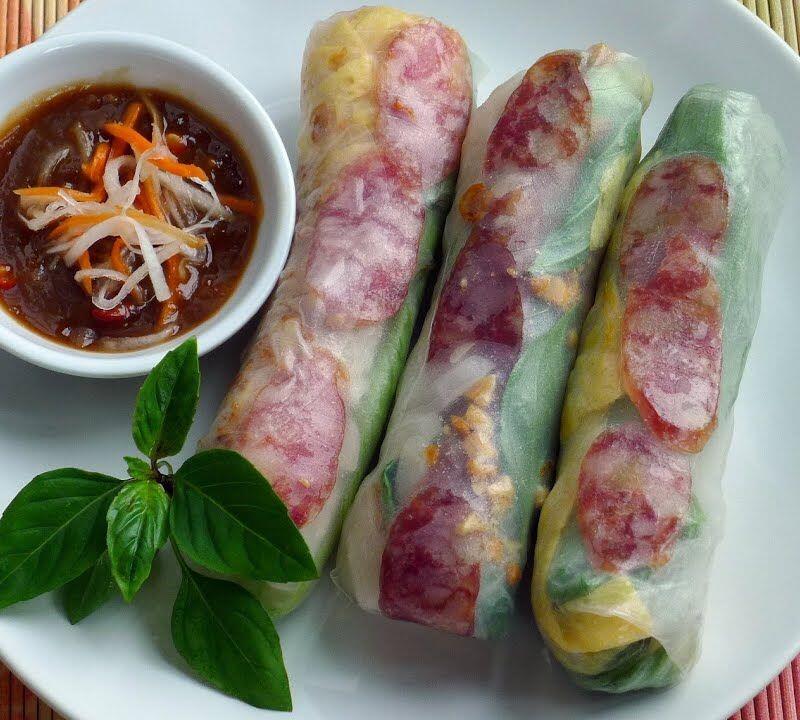 Sausage Spring Rolls